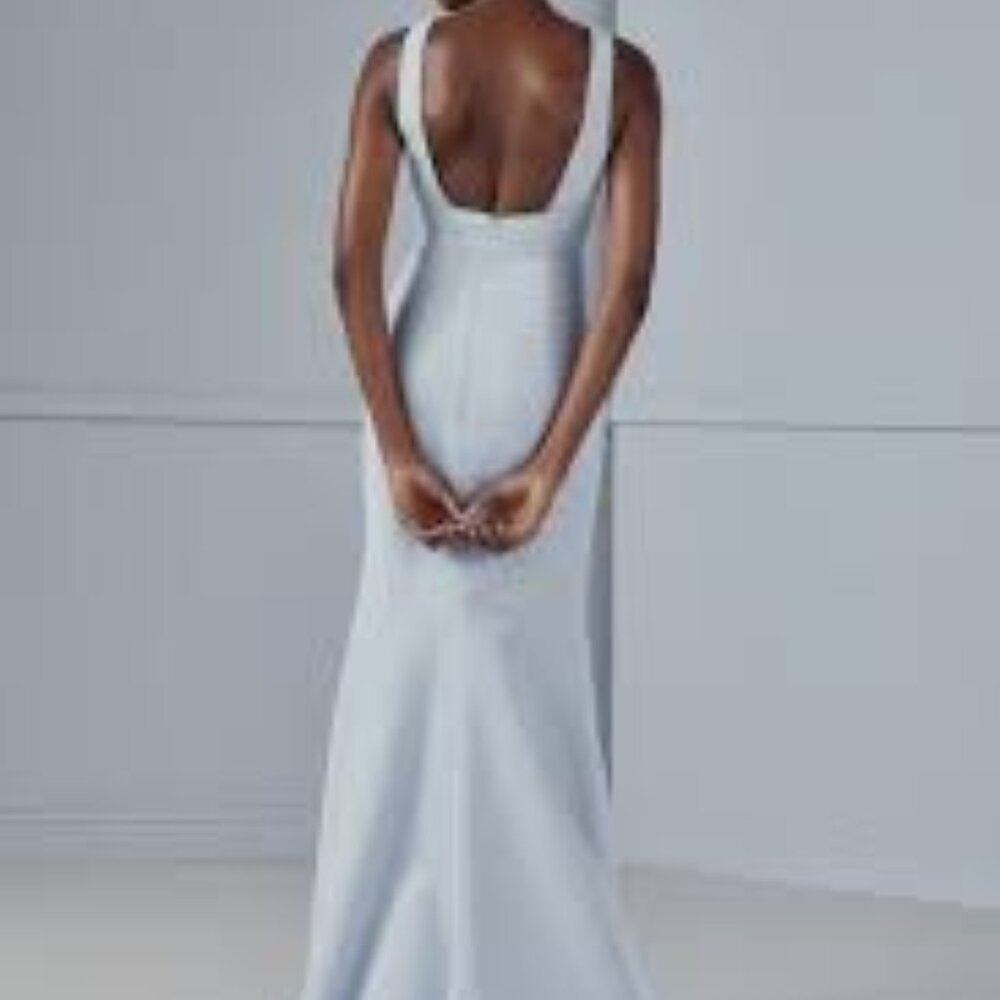 Amsale Bridesmaid Dress Eugenia in Dusk - size 2 - Picture 2 of 4